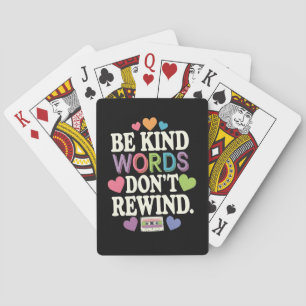Baraja De Cartas Sé amable de decir que no te vuelvas gracioso