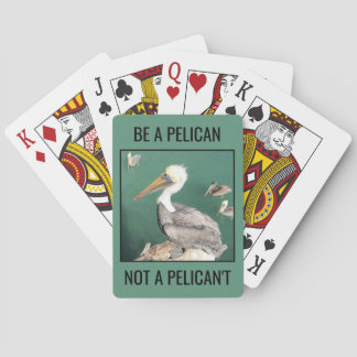Baraja De Cartas Sé pelícano, no pelícano