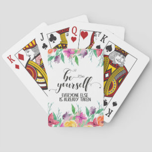 Baraja De Cartas Sé Tú Mismo Cree siempre en ti mismo