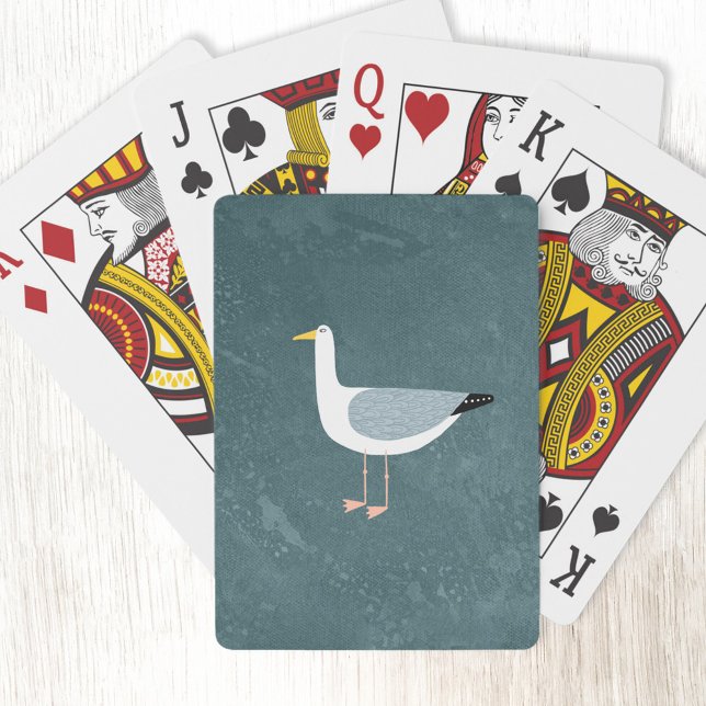 Baraja De Cartas Seagull Nautical (Fun seagull playing cards)