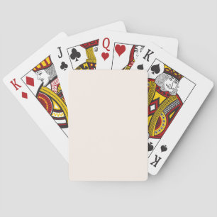 Baraja De Cartas Seashell White FFF5EE - Opción para agregar nombre