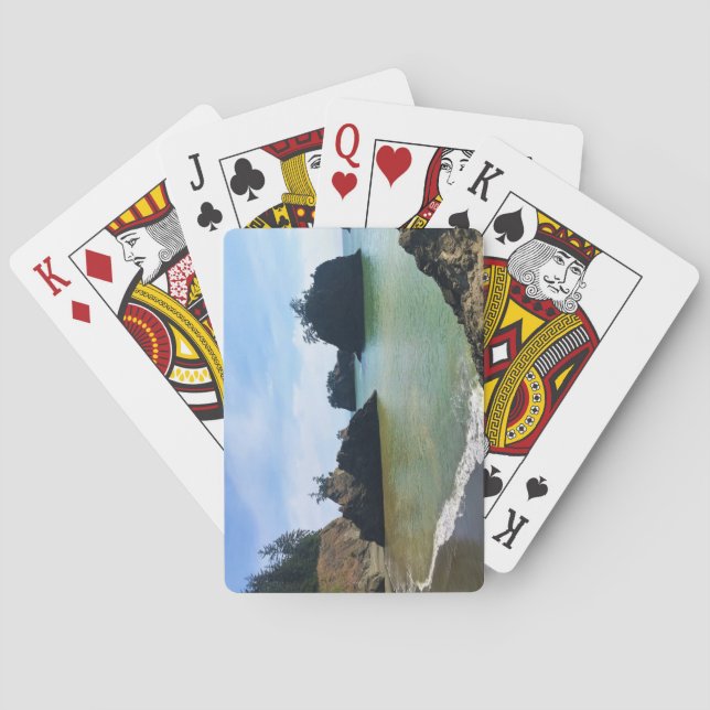 Baraja De Cartas Secret Beach, Samuel H. Boardman, Oregon (Reverso)