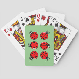 Baraja De Cartas Seis Pequeños Ladybugs - Tarjetas de reproducción 
