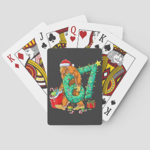 Baraja De Cartas Seis Siete Bigfoot 67 Sasquatch Meme Navidad