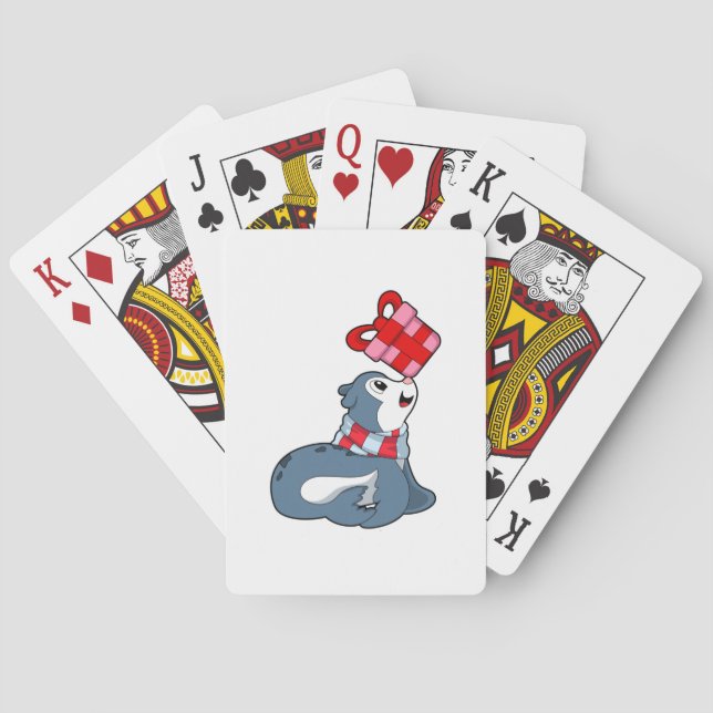 Baraja De Cartas Sello con regalo (Reverso)