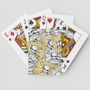 Baraja De Cartas Sello de Calavera Divertida