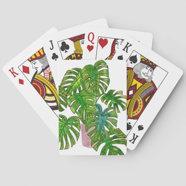 Baraja De Cartas Selva Potted I (Reverso)