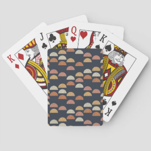 Baraja De Cartas Semi modelo geométrico del círculo