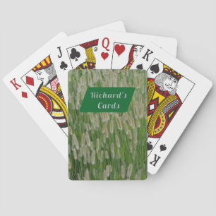 Baraja De Cartas Semillas de gramíneas verdes altas
