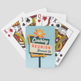 Baraja De Cartas Señal al lado de la carretera