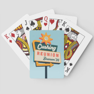 Baraja De Cartas Señal al lado de la carretera