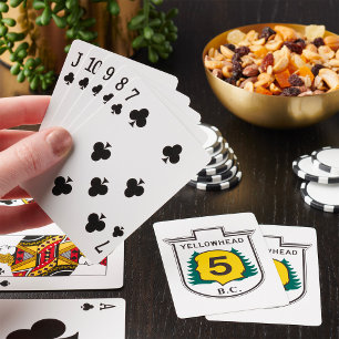 Baraja De Cartas Señal de carretera Yellowhead