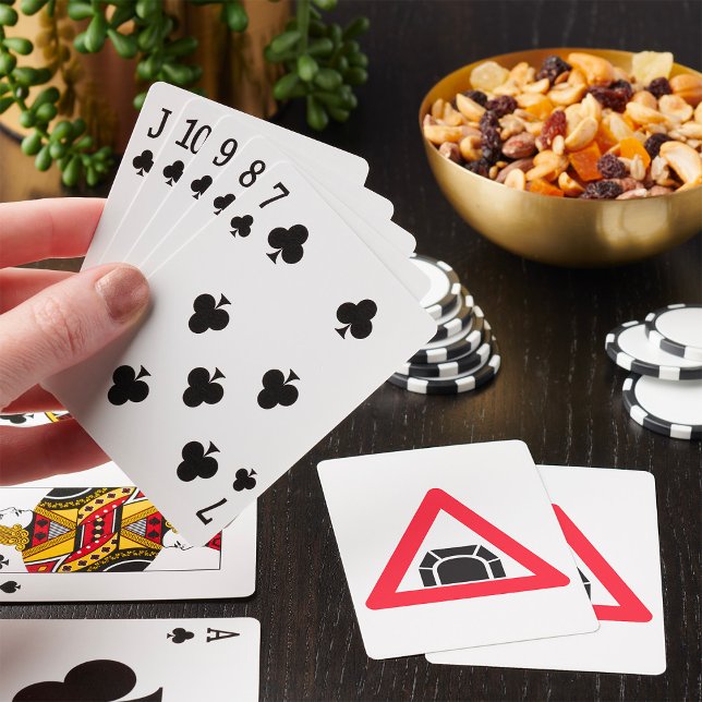 Baraja De Cartas Señal de tráfico de advertencia de túnel (Subido por el creador)