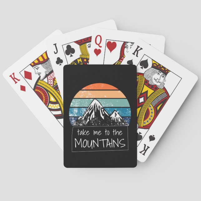 Baraja De Cartas Senderismo - Llévame a las Montañas (Reverso)