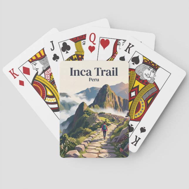 Baraja De Cartas Sendero Inca Perú (Reverso)