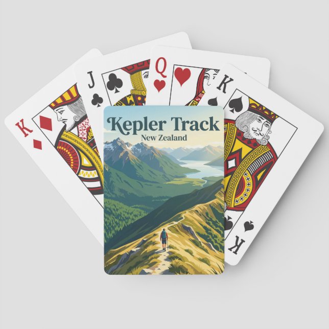 Baraja De Cartas Sendero Kepler Nueva Zelanda (Reverso)