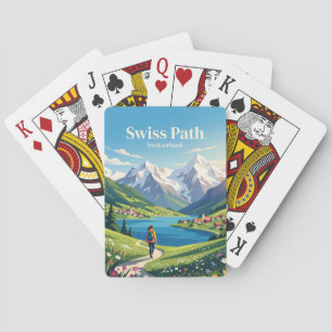 Baraja De Cartas Sendero Suizo, Lago Lucerna Suiza
