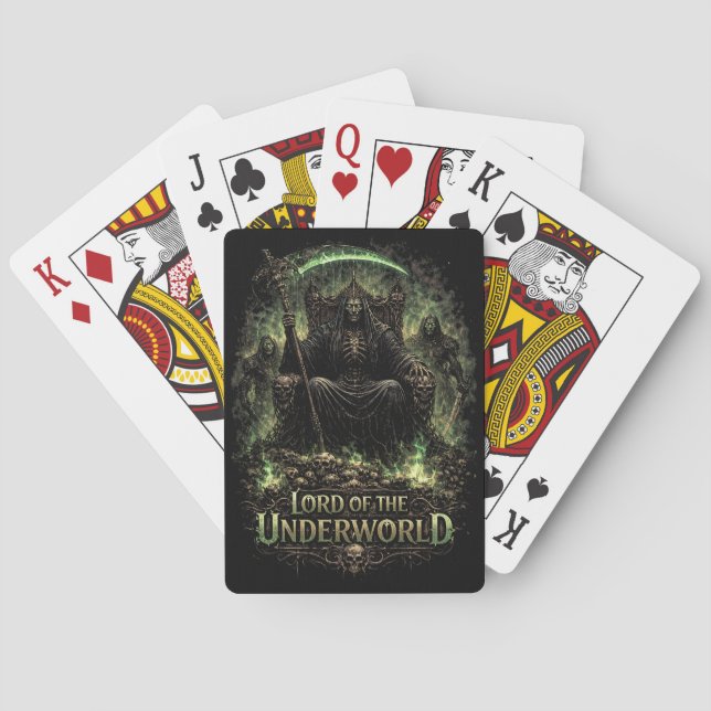 Baraja De Cartas Señor del inframundo (Reverso)