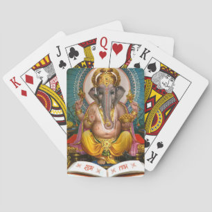 Baraja De Cartas Señor Ganesha Indio Hindú Yoga Espiritual