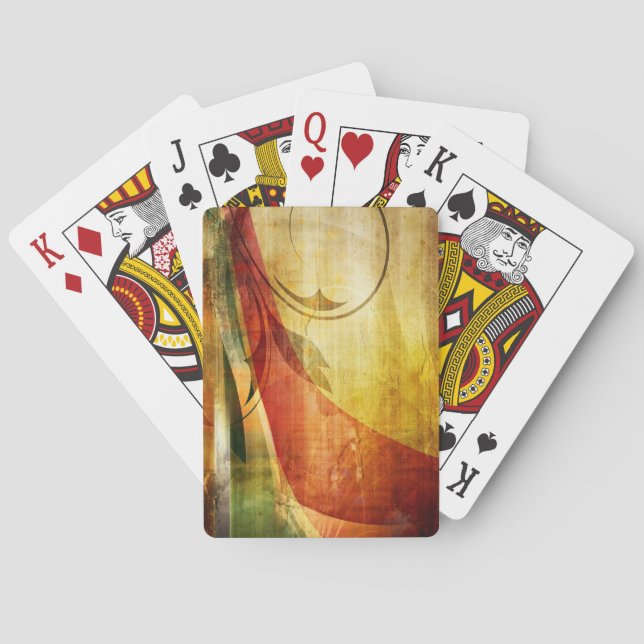 Baraja De Cartas Sensación de paracaidismo (Reverso)