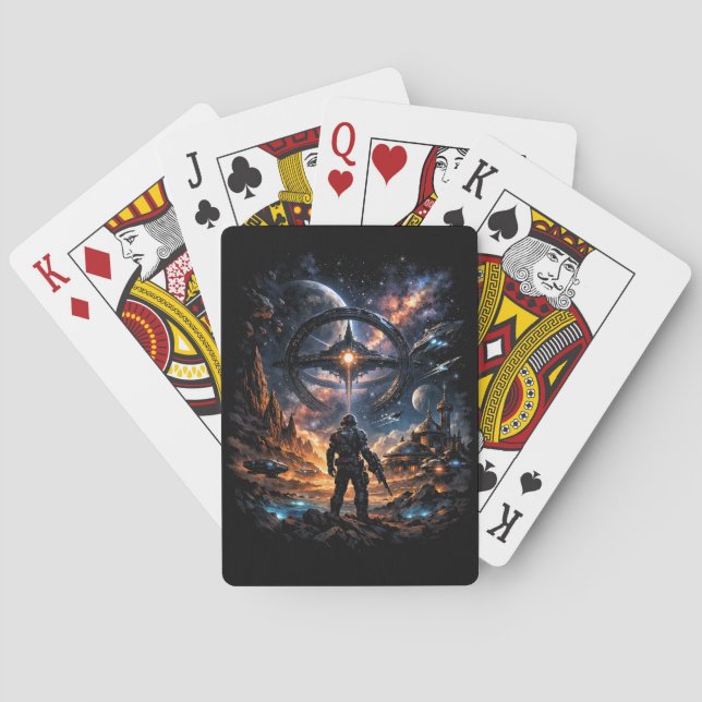 Baraja De Cartas Sentinel of the Star Gate (Reverso)