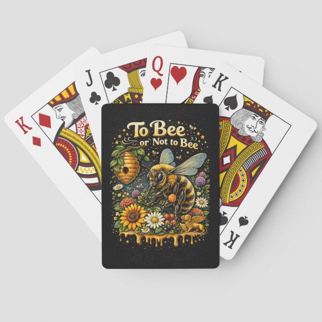 Baraja De Cartas Ser o no ser abeja (Reverso)