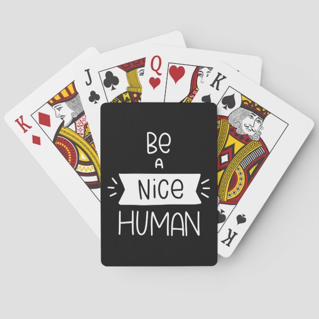 Baraja De Cartas Ser un buen ser humano (Reverso)