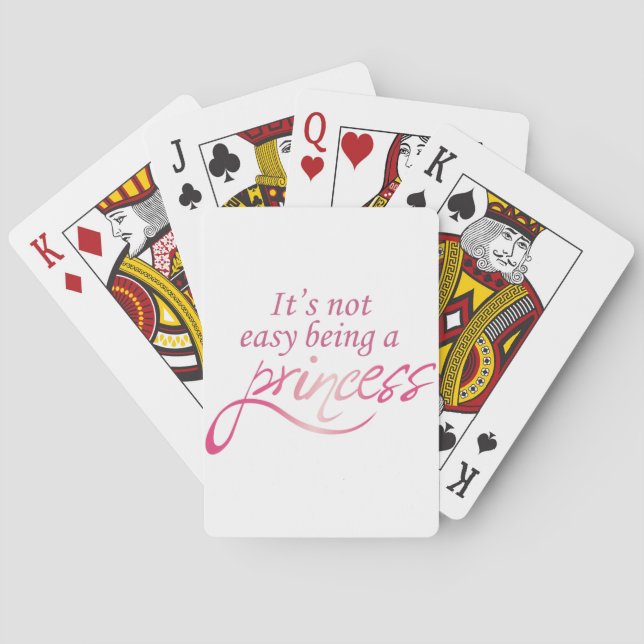 Baraja De Cartas Ser una princesa (Reverso)