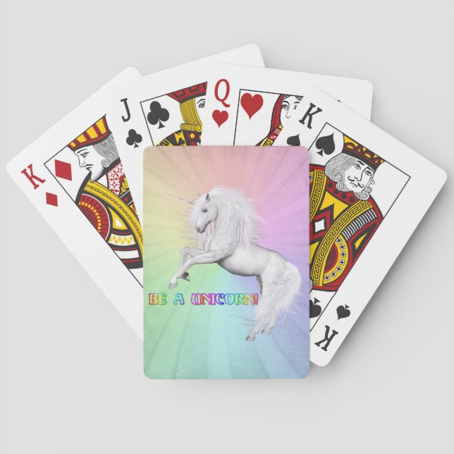 Baraja De Cartas Ser unicornio (Reverso)