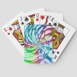 Baraja De Cartas Serendipia | Arte fractal multicolor