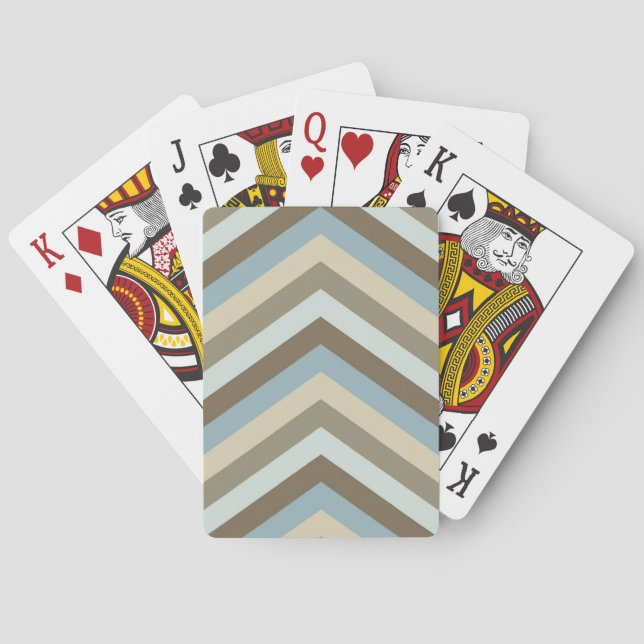 Baraja De Cartas Serene Summit Stripes (Reverso)