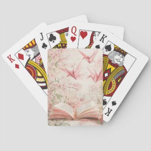 Baraja De Cartas Serenidad de origami de sakura vintage (1)
