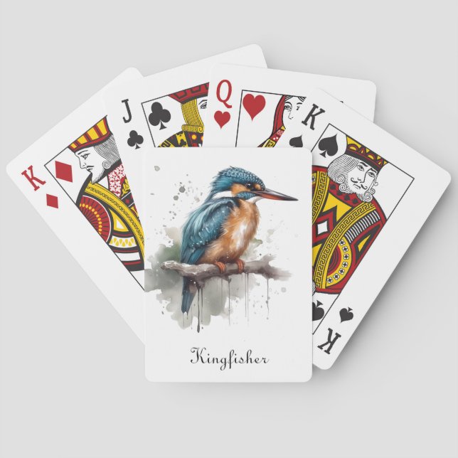 Baraja De Cartas Serenidad del Kingfisher (Reverso)