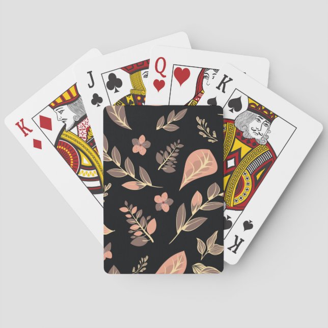 Baraja De Cartas Serie de diseño de flores (Reverso)