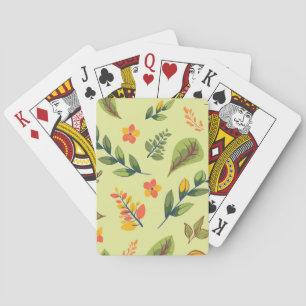 Baraja De Cartas Serie de diseño de flores 3