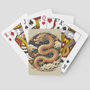 Baraja De Cartas Serpiente dorado