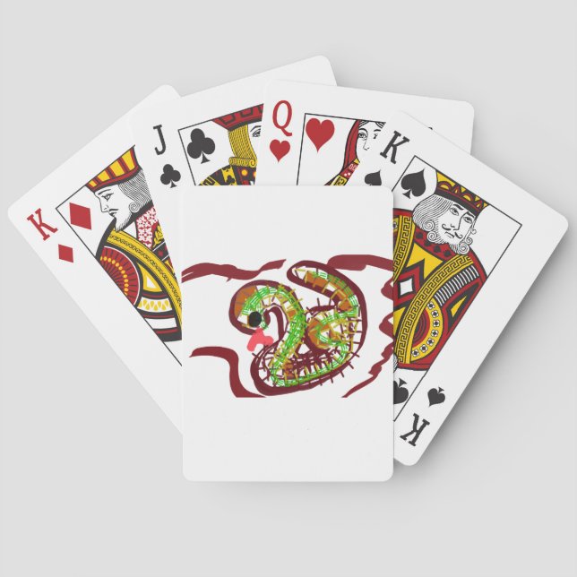 Baraja De Cartas Serpiente genial (Reverso)