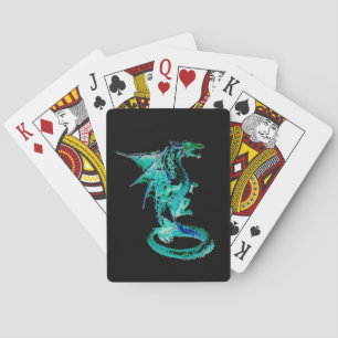 Baraja De Cartas Serpiente Marina Luminosa Arte Asombroso
