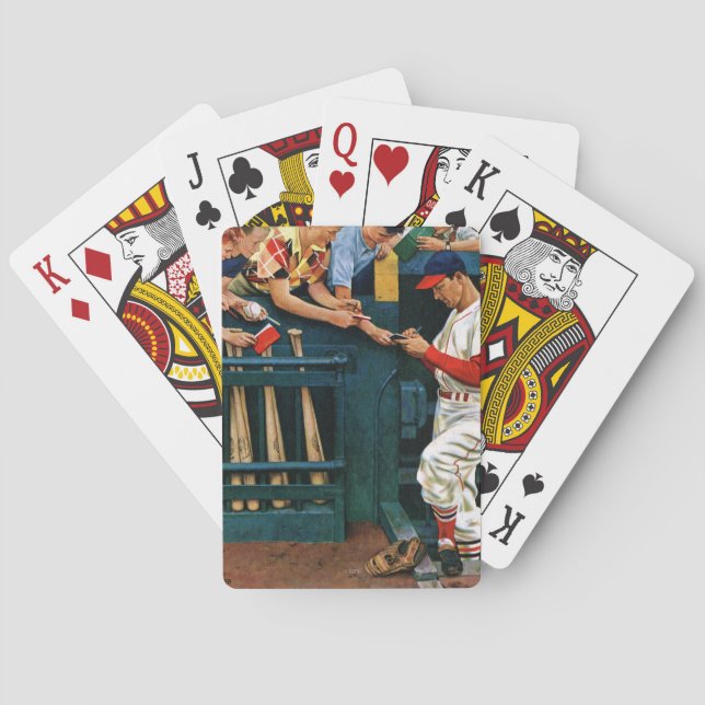 Baraja De Cartas Sesión de Autografo (Reverso)