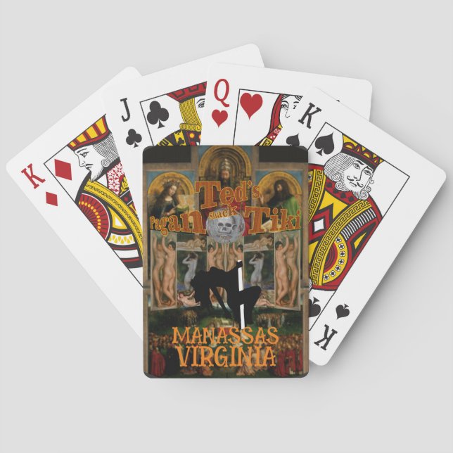 BARAJA DE CARTAS SESIÓN DE ROAMING LIBRE PERROS HOLYOKE MAMÁES MASS (Reverso)