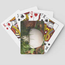 Baraja De Cartas Seta de campo en un bosque