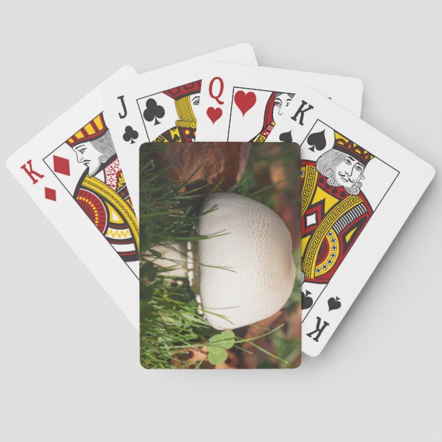 Baraja De Cartas Seta de campo en un bosque (Reverso)