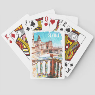 Baraja De Cartas Sevilla España Arquitectura Acuática
