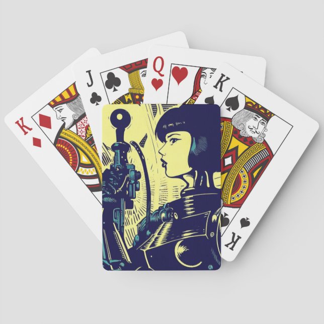 Baraja De Cartas SF Anime Hero - Woodcut (3) (Reverso)