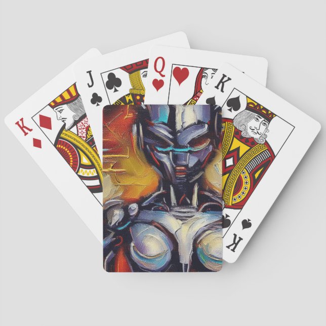 Baraja De Cartas SF - Héroe de inteligencia artificial (2) (Reverso)
