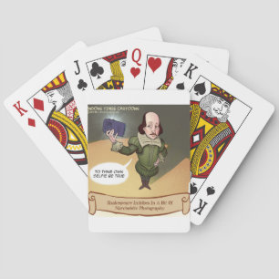 Baraja De Cartas Shakespeare se toma una selfie divertida