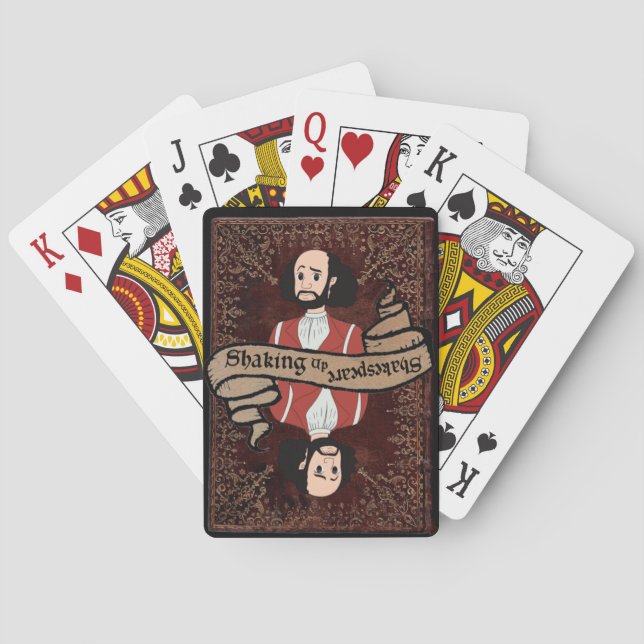 Baraja De Cartas Shaking Up Shakespeare Cards (Reverso)