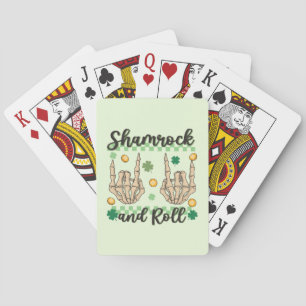 Baraja De Cartas Shamrock and Roll Hand