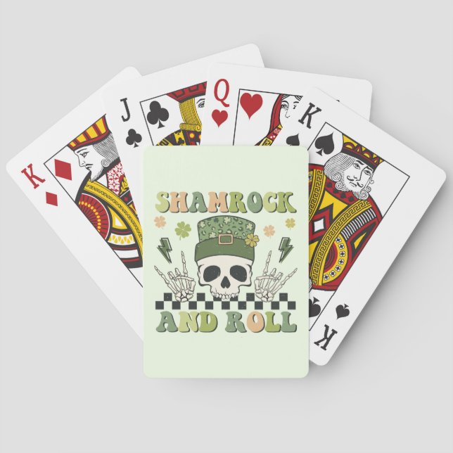 Baraja De Cartas Shamrock and Roll - Skeleton Clover (Reverso)