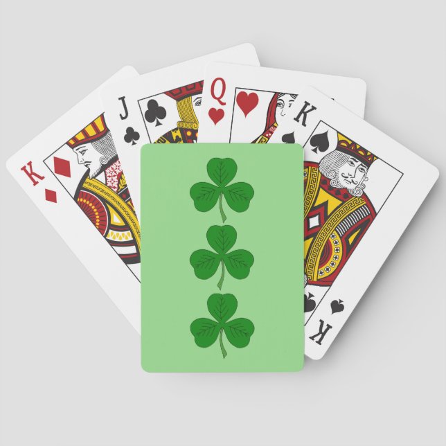 Baraja De Cartas Shamrock Trio (Reverso)